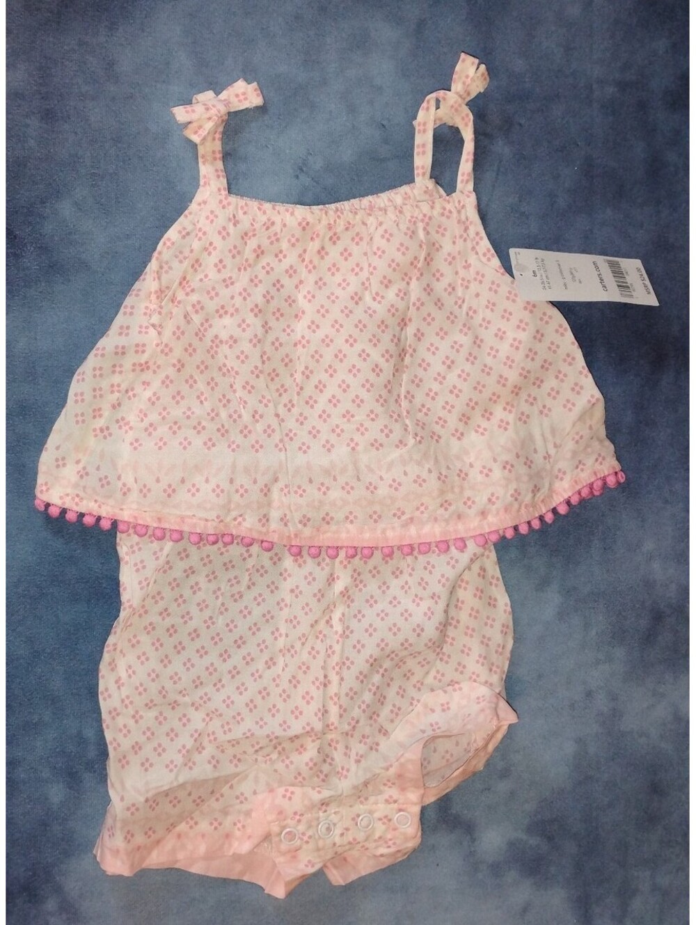 New with tags Baby girl 6 month one piece romper
